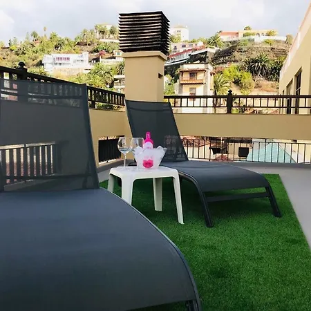 Daire Spectacular Terrace & Cozy Studio Puerto de la Cruz (Tenerife)