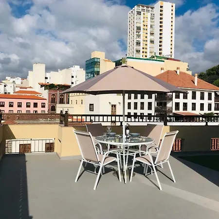 Spectacular Terrace & Cozy Studio Daire Puerto de la Cruz (Tenerife)